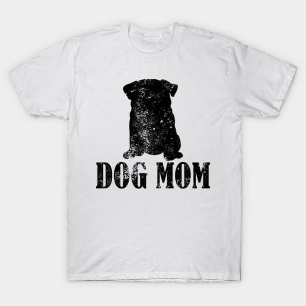 Pugs Dog Mom T-Shirt by AstridLdenOs